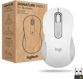 Logitech Signature M650 for Business muis Rechtshandig RF-draadloos + Bluetooth Optisch 4000 DPI Wit