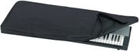 Gewa Keyboardhoes Economy, Keyboard Cover (hoogwaardige stofbescherming voor keyboards, praktische riemomlijsting, gemaakt van robuust nylon, afmetingen: 140 x 51 x 6 cm), Zwart