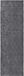 vidaXL - Tapijt - Antraciet - 80 x 200 cm - 100% Polyester - 3 mm - Wasbaar