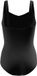 Speedo Shirred Swimsuit Dames - Badpak Dames met Uitneembare Cups - Zwempak Dames met Plooien - Badpak Dames met Verstelbare Bandjes - Zwart - 44