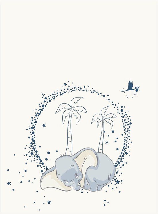 Disney Dumbo Fleeceplaid Fly - 110 x 150 cm - Polyester