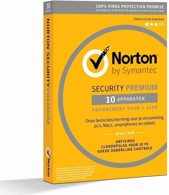Norton Security 3.0 - 10 devices - 1 jaar (ESD)