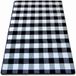 Rugsx Tapis Sketch F759 Crème Et Blanc Carreaux Blanc 140x190 cm