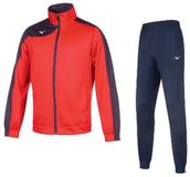 Mizuno Trainingspak Team kobe knitted Rood/Zwaar Blauw Heren Maat M