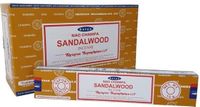 Satya Sandalwood Wierookstokjes - Nag Champa - Sandelhout - 12 pakjes per doos