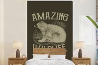 Merkloos / Sans marque Nr1Wallpaper B.V. Fotobehang Vintage Beer Natuur 195 cm x 300 cm