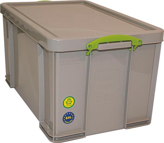 Really Useful Box opbergdoos 84 liter - Gerecycled - Grijs