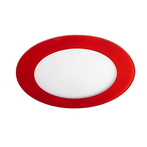 Wonderlamp LED Downlight Extra Plat Rond 20W - 25cm - Rood Kristal