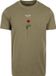 Mister Tee Lost Youth Rose T-shirt homme - XS - Olijfgroen