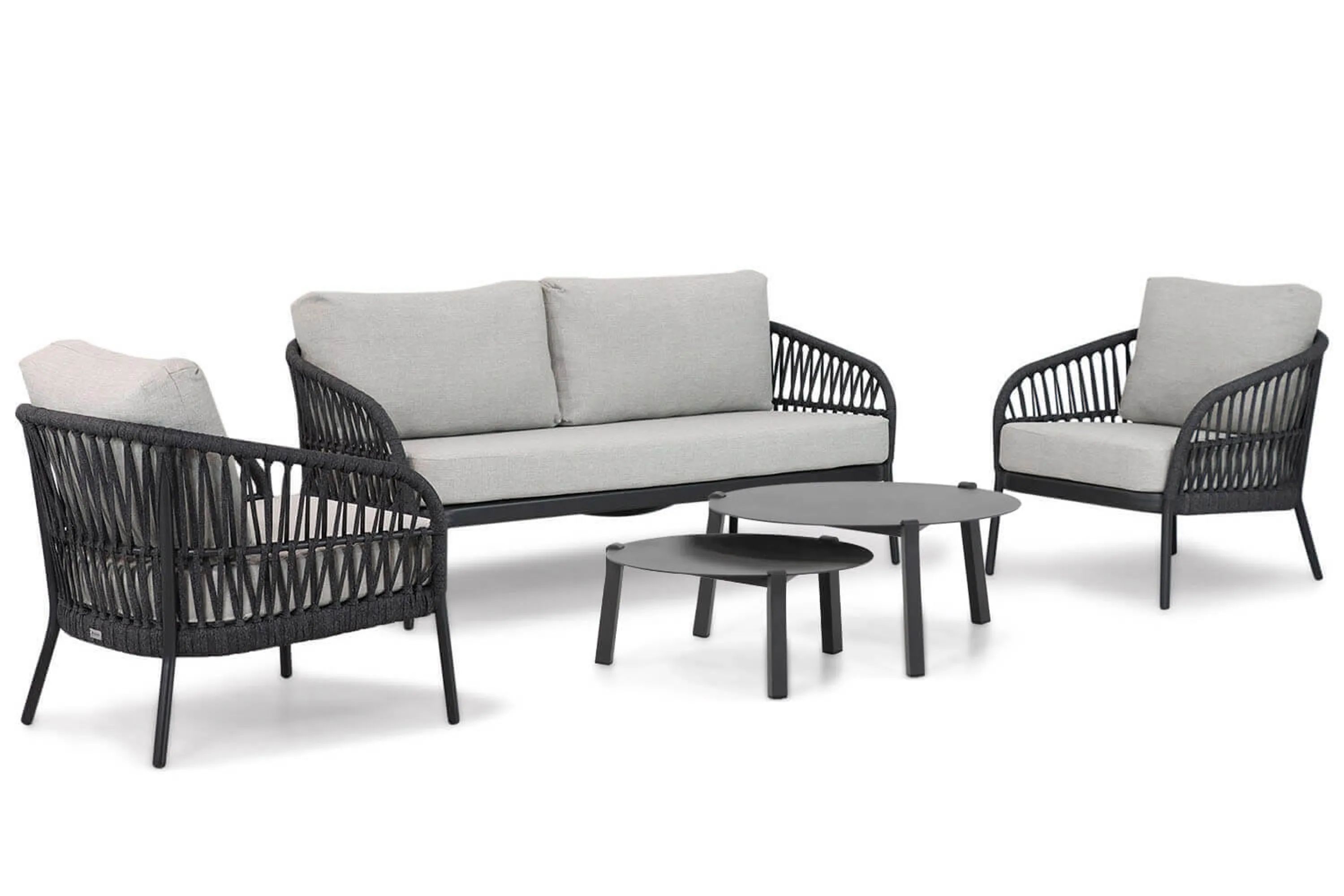 Coco Coco Puerto/Rimini 60/75 cm stoel-bank loungeset 5-delig