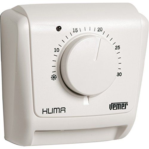 VEMER ve020400 Thermostaat Klima 3L met uitbreiding van gasmuur, wit