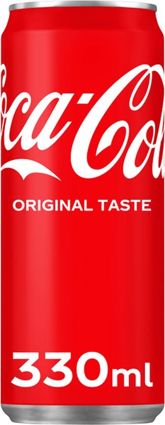 Frisdrank Coca Cola Regular blikje 0.33l - 24 stuks