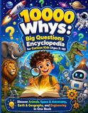 10000 Whys Big Questions Encyclopedia for Curious Kids 5–10 Year Old: Discover Animals, Space & Astronomy, Earth & Geography, and Engineering in One Book