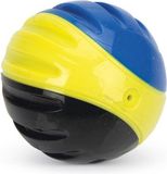 Beeztees Fetch Ball - Hondenspeelgoed - TPR - 6,3 cm - Zwart/Geel/Blauw