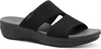 Jana Dames Slipper - 27270-001 Zwart - Wijdte H - Maat 37