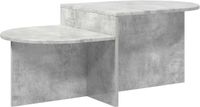 vidaXL Table basse gris béton 100 x 50 x 40 cm Bois d'ingénierie