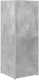 vidaXL Opslaghaak & Rek Beton Grijs 25 x 24,5 x 64 cm Bewerkt hout