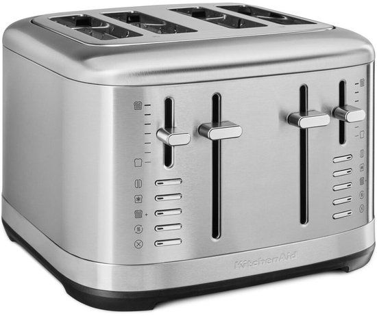 KitchenAid 5KMT4109ESX Broodrooster RVS 4 Sleuven 7 Bruiningstanden