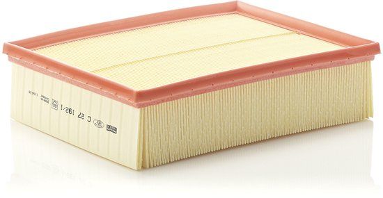 MANN-FILTER Luchtfilter Element - Voor Audi A4 (Vanaf 2000) - 1.8 t/m 2.5 TDI - Paneelfilter - Motorbescherming - Afmetingen 267 x 213 x 70 mm - Hoogwaardige Filtratie