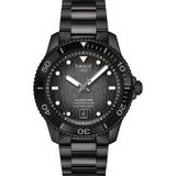 Tissot Seastar 1000 T1208073305100 Horloge - Staal - Zwart - Ø 40 mm