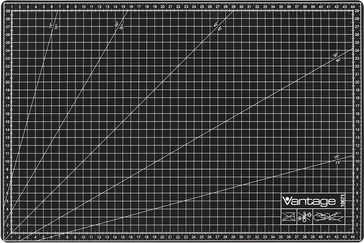 VANTAGE Dahle Snijmat A3 - 30 x 45 cm - Zwart