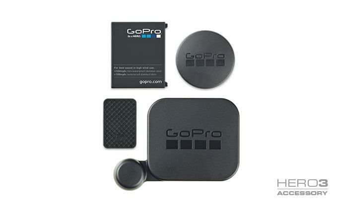 GoPro Caps + Doors voor HD Hero3 - 0818279010084