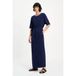 POM Amsterdam midi jurk donkerblauw