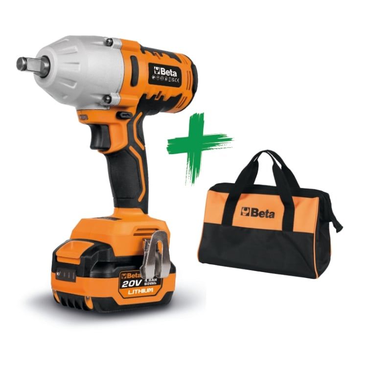 Beta 1984/K600+BORSA 20V Slagmoersleutel Set - 019840038