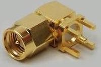 BRK Electronics 0409060 SMA-connector Stekker, inbouw horizontaal 50 Ω 1 stuk(s) Goud