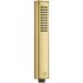 Laveo Pommeau de douche Pola - Revêtement doré - Système anticalcaire - Design minimaliste - Éclairage indirect