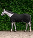 Waldhausen Economic Fleece Deken Met Kruissingels - Zwart