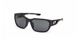 Adidas SP0092 Matte Black Polarized Pilot Sunglasses