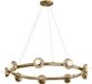 Kichler LED Kroonluchter | 9X E27 Max 40W | Champagne Bronze