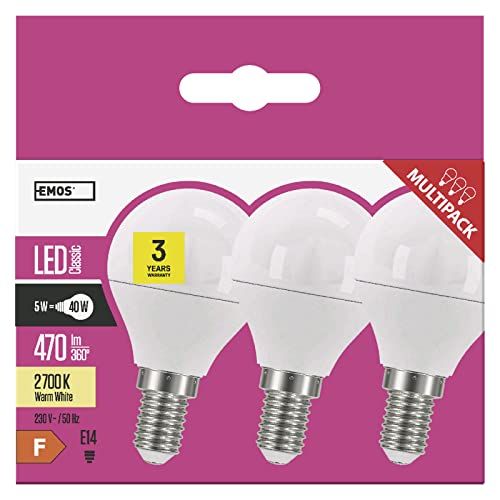 Emos LED-lamp - 6W - E14 - 3-pack