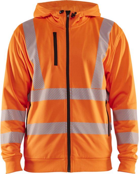 Blåkläder High Vis Hoodie met rits 3565-2538 - High Vis Oranje - XL