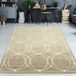 Teppichhome24 Bol Binnen- en buitenkleed, beige kleur, afmetingen: 160 x 230 cm