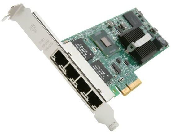 Fujitsu S26361-F4610-L504 - Network Card - Ethernet - 4 Ports - PCI Express