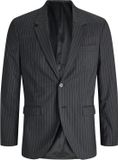 JACK&JONES JPR MARTIN STRIPES BLAZER DG07 Heren Colberts Zwart