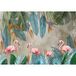 Flamants Roses Papier Peint Panoramique - 260 cm X 182 cm