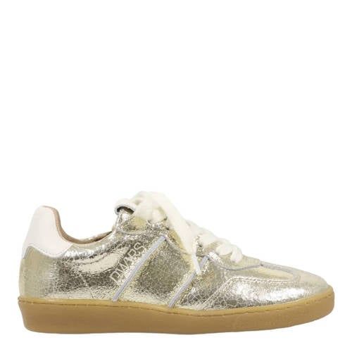 DWRS POONA leren sneakers goud metallic