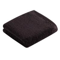 VOSSEN Vegan Life handdoek 60 x 110 cm Katoen Antraciet 1 stuk(s)