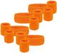 Boland Zweetbandjes set van 3 - 4x - Oranje/supperter/Koningsdag - Hoofdband en polsbandjes