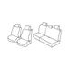 Set Superior Set stoelhoezen grijs/zwart compatibel met Ford Focus 3p (01/99>01/05)