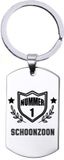 MC Living KadoExpress Sleutelhanger RVS - Nummer 1 Schoonzoon