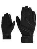 Ziener ULIC TOUCH Langlauf/Nordic/Crosscountry-handschoenen voor heren, touch, overtrek-wanten, zwart, 9,5
