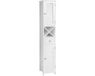 And OutdoorMatch Armoire de salle de bain Tyrell - Armoire haute - Blanc