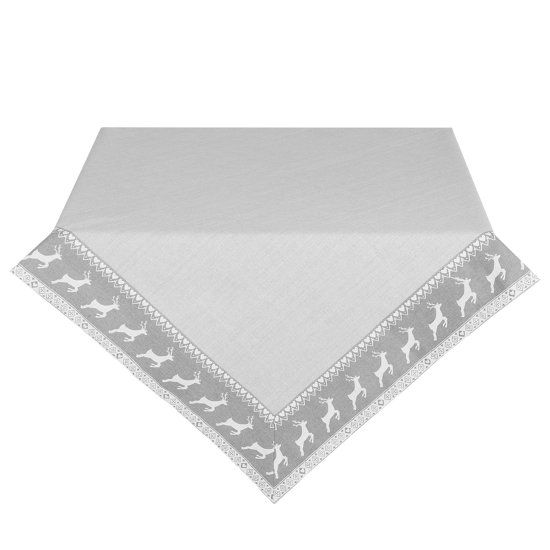 Clayre & Eef Tafelkleed 150x250 cm Grijs NOG05