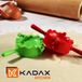 KADAX Sac à pâte rouge/vert forme pour sacs à pâte et raviolis fabricant de pierogi emporte-pièce à boulettes presse à pâte manuelle machine à boulettes