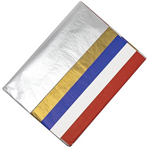 Baker Ross Jubilee Weefselpapier - Pack van 30, Queens Platinum Jubilee 2022 Ambachtelijke benodigdheden, (PJ119)