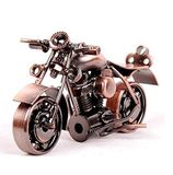 Trebisky Metalen Motorfiets Beeldje - Harley Davidson Sculptuur - Vintage Home Office Decor - Verjaardag Kerstcadeau voor Mannen, Vriend, Vader, Zoon
